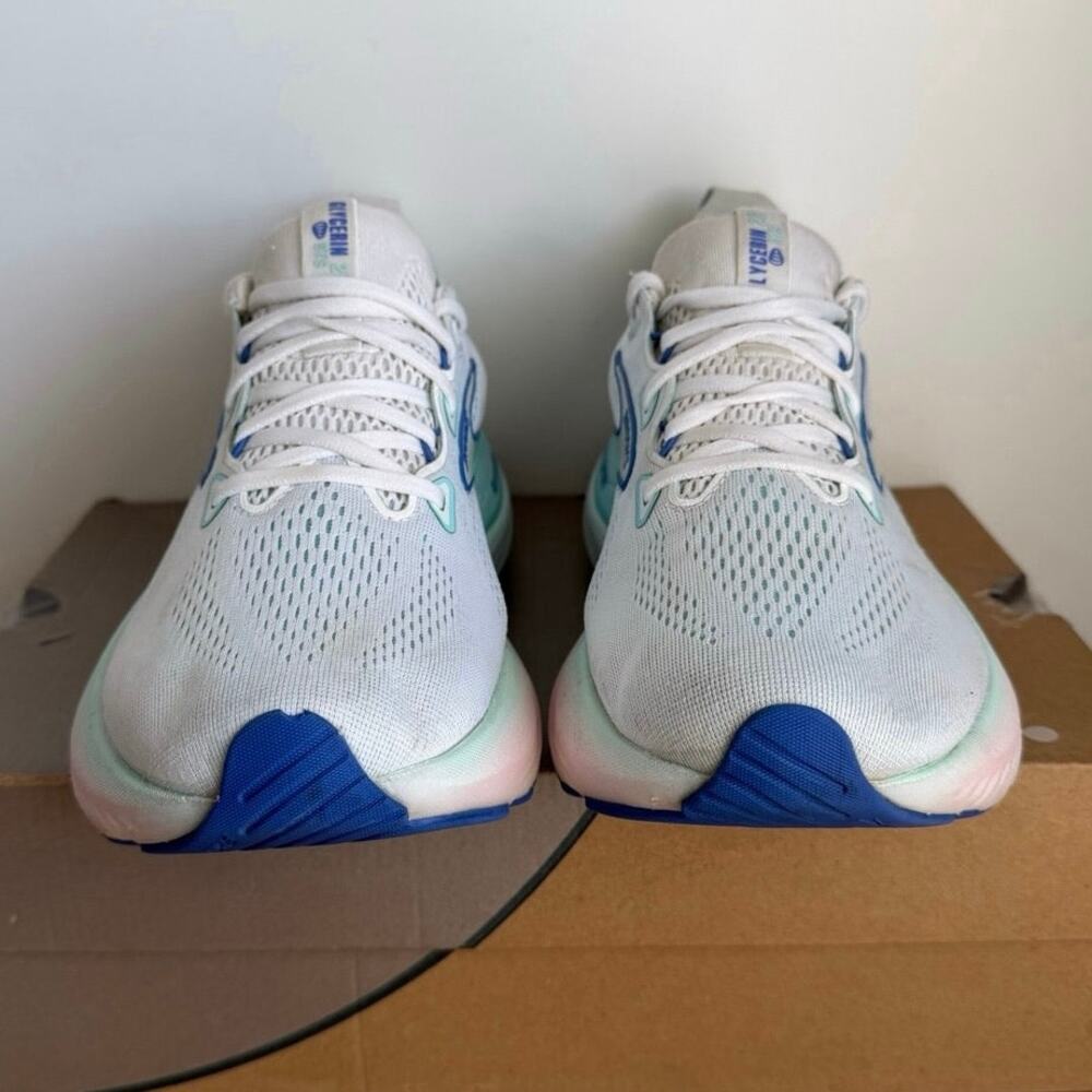 Brooks Glycerin 22 GTS White/Amparo Blue Women Running Sneakers- SZ 8.5 - Picture 5 of 11